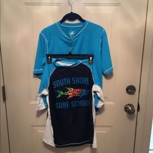 Boys swim shirts 2 shirts included